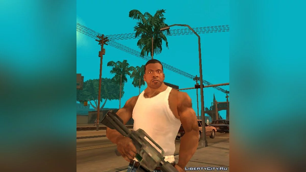 Franklins Gesicht / GTA San Andreas (iOS, Android)