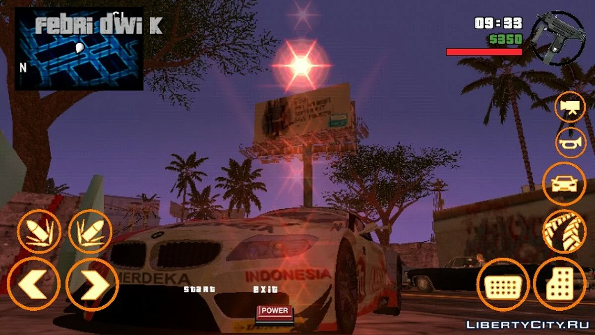 Новые кнопки в оранжевом стиле / GTA San Andreas (iOS, Android)