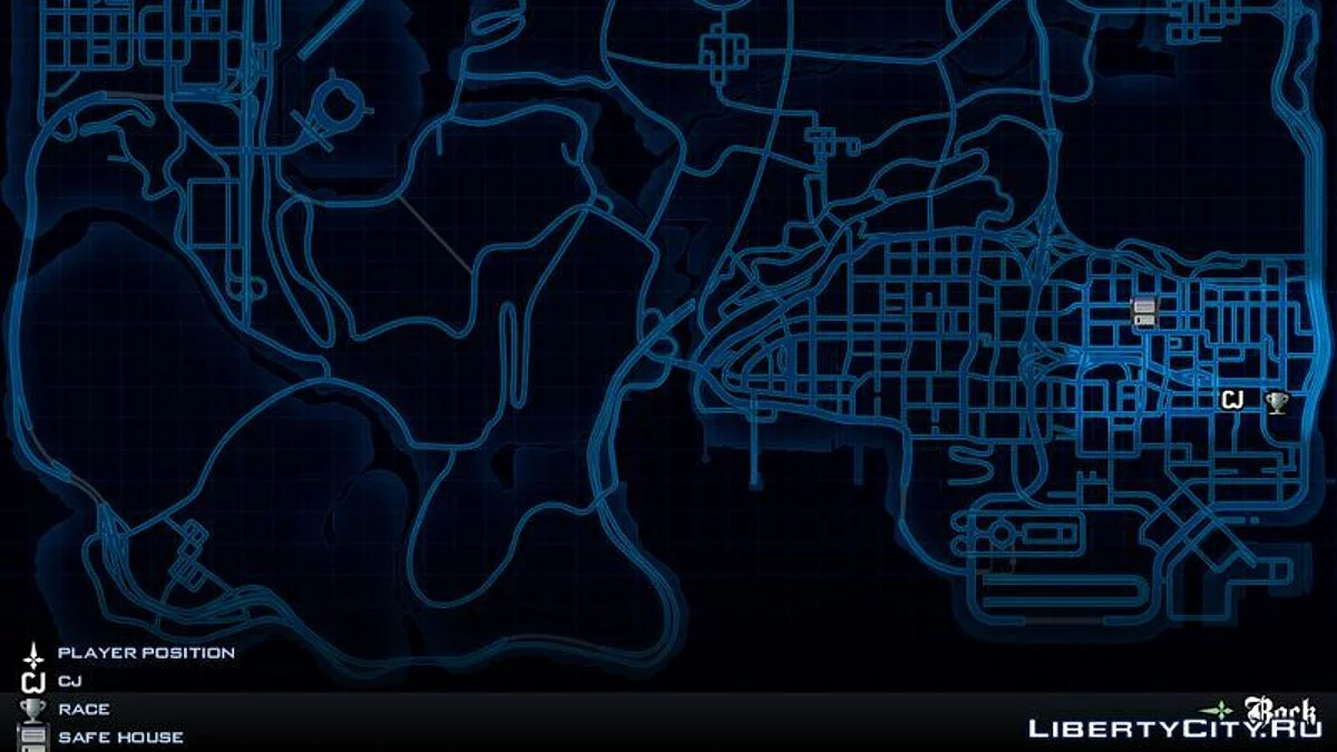 Радар з гри Need For Speed World / GTA San Andreas (iOS, Android)