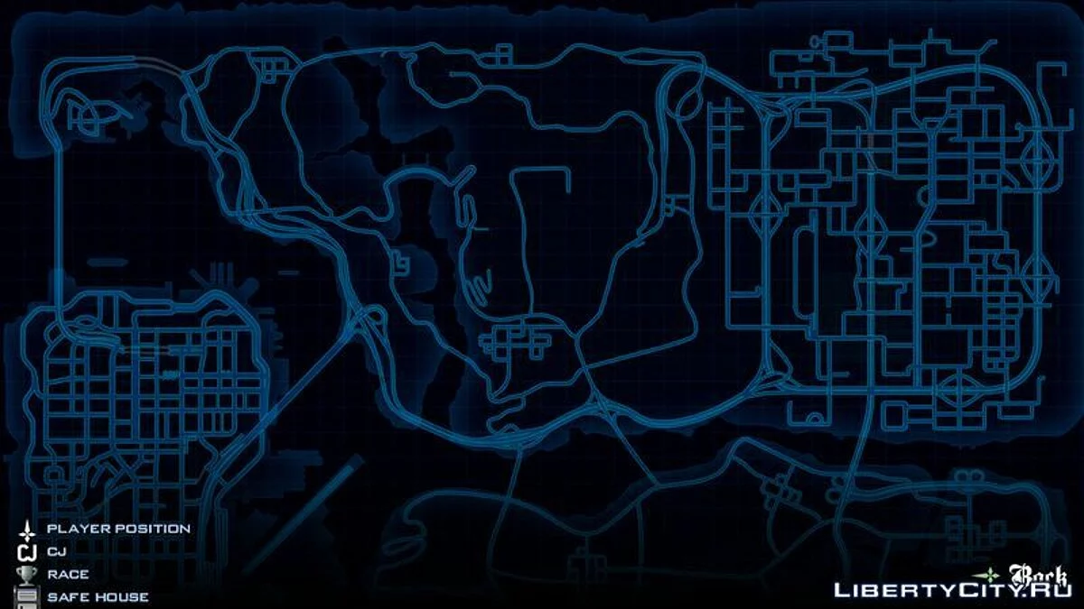Радар з гри Need For Speed World / GTA San Andreas (iOS, Android)