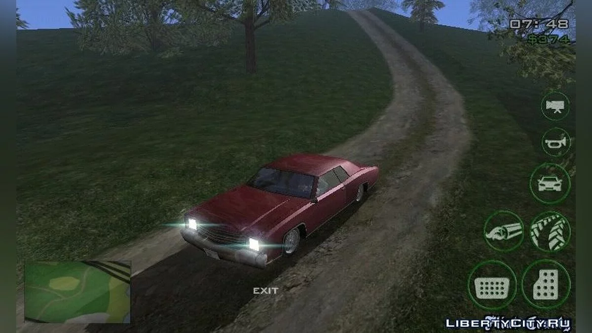 Нова та реалістична текстура трави / GTA San Andreas (iOS, Android)