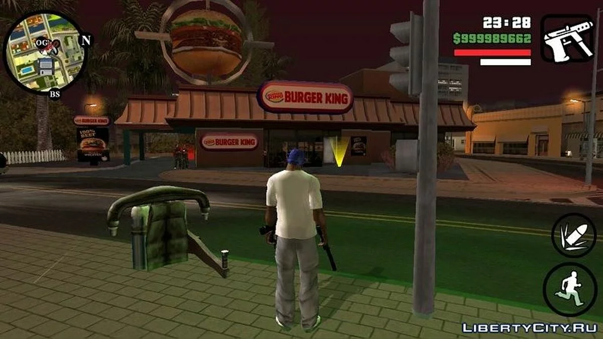 Noms réels des magasins et restaurants / GTA San Andreas (iOS, Android)
