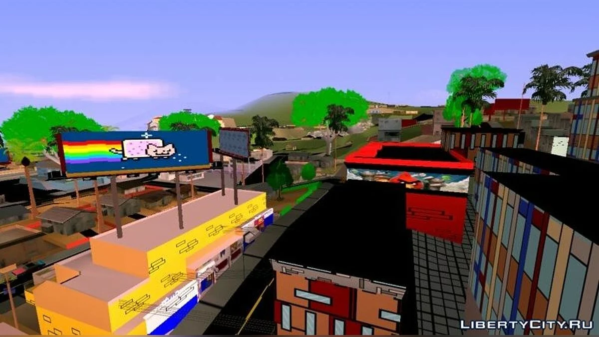 Cartoonish San Andreas / GTA San Andreas (iOS, Android)