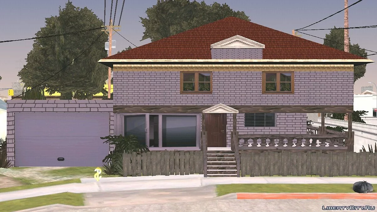Modern CJ's House V1.0 / GTA San Andreas (iOS, Android)