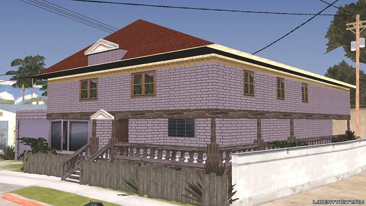 Modern CJ's House V1.0 / GTA San Andreas (iOS, Android)