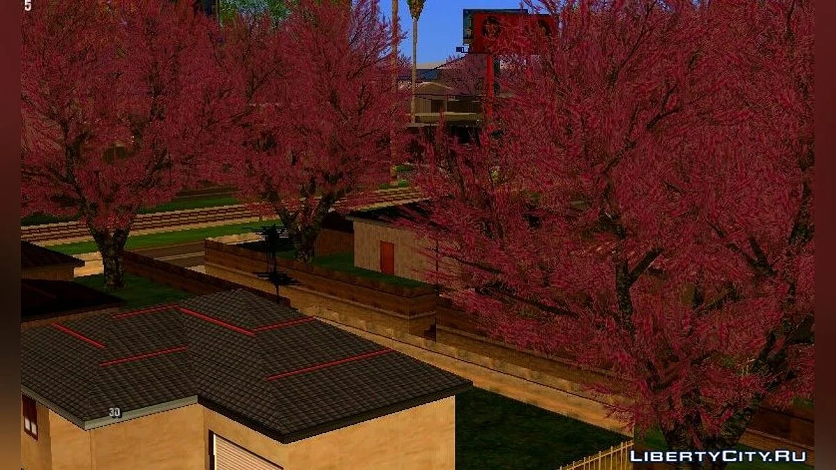 Вишневі дерева / GTA San Andreas (iOS, Android)