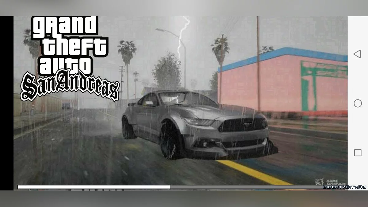 New Menu and Loading Screen Direct X / GTA San Andreas (iOS, Android)