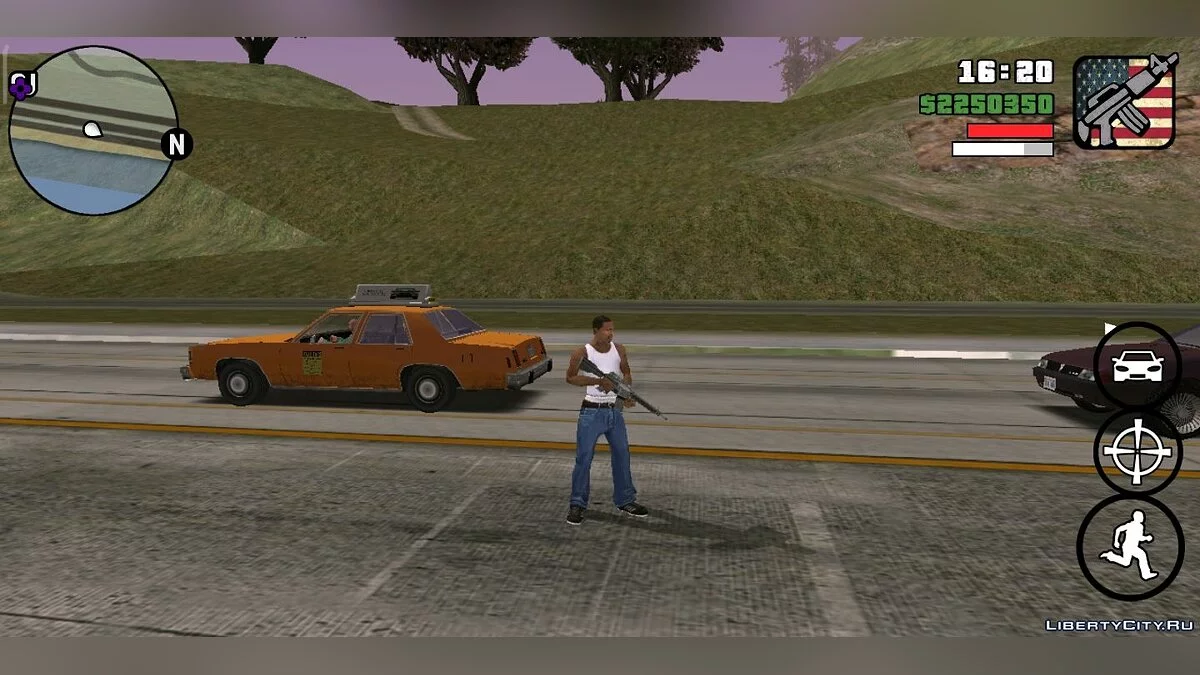 Nouveaux icônes au style USA / GTA San Andreas (iOS, Android)