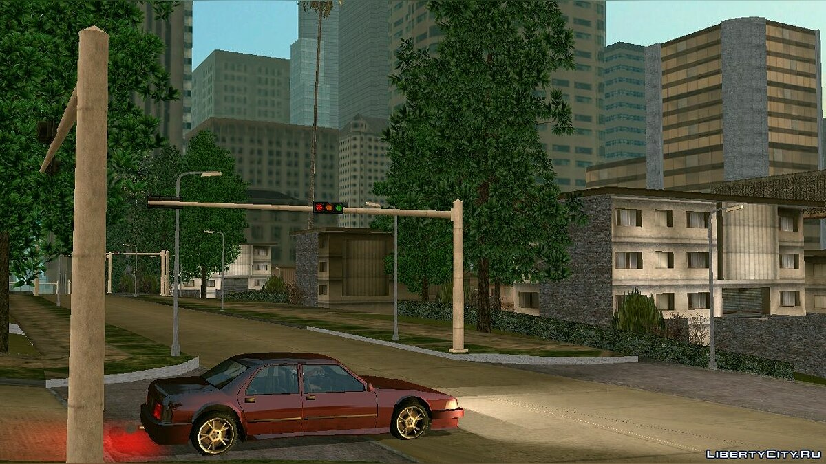 GTA SA IV Los Santos Re-Textured Ciy for GTA San Andreas