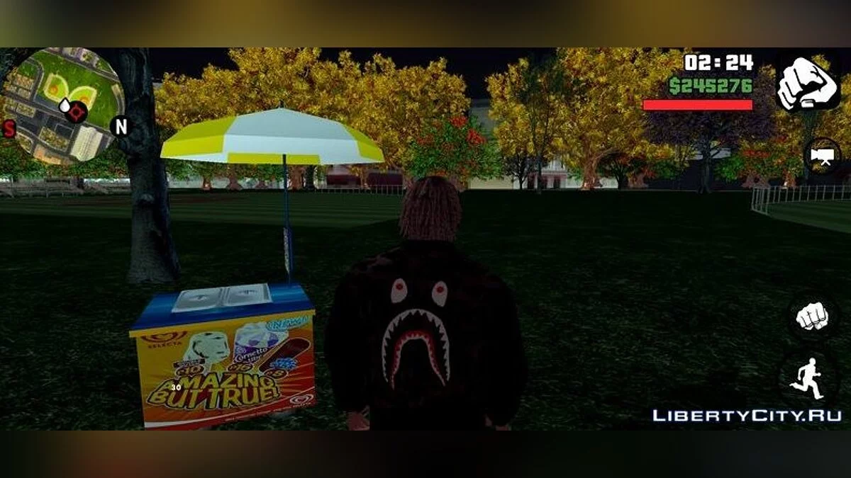Новые текстуры для торговых лотков / GTA San Andreas (iOS, Android)