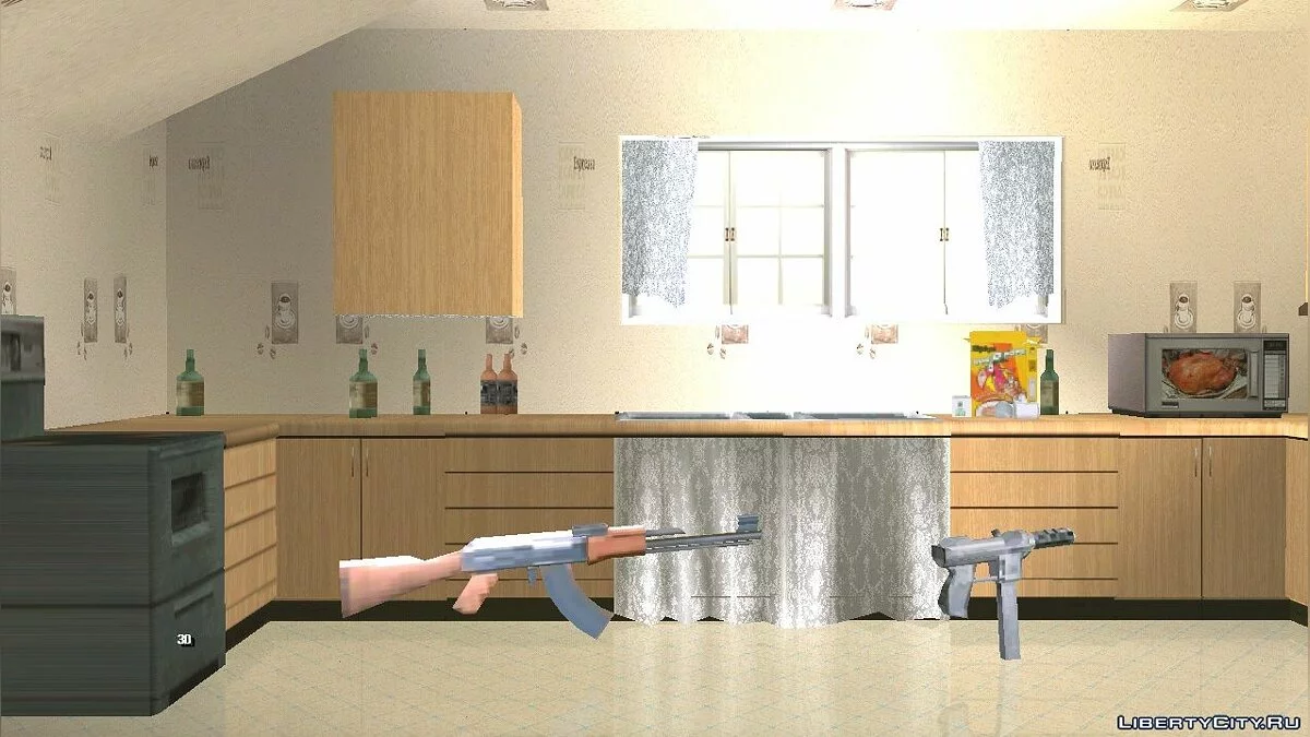 Современный дом Сиджея V2.0 (Новый интерьер) / GTA San Andreas (iOS, Android)