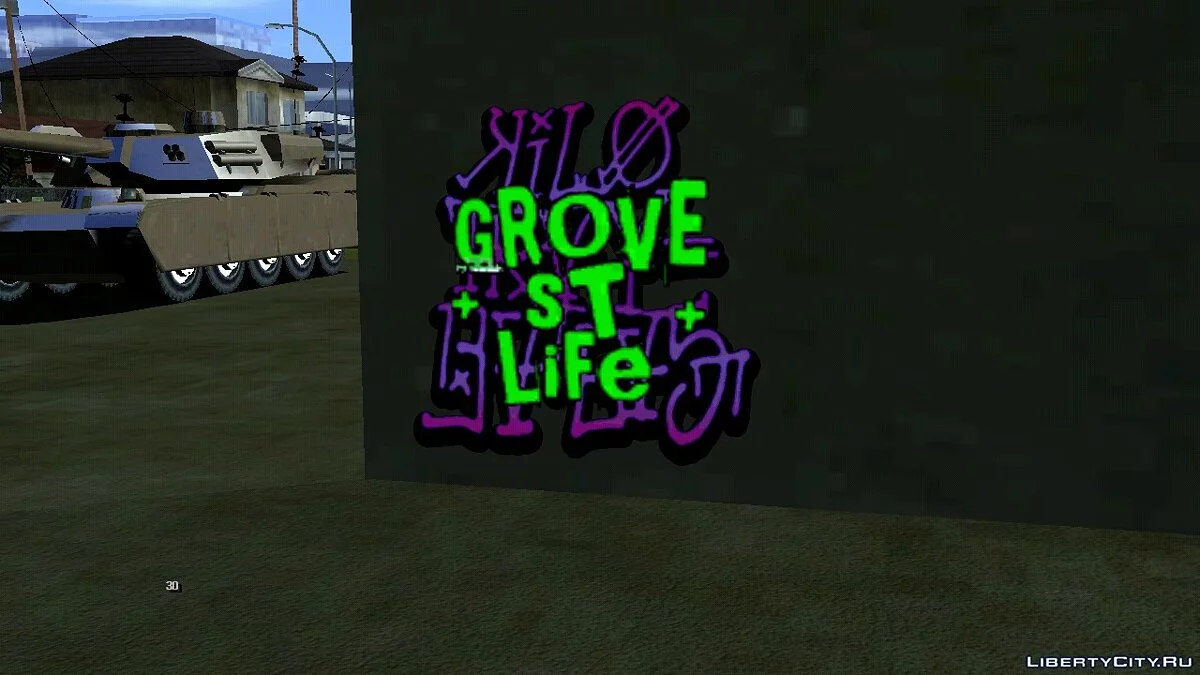 جرافيتي جديدة لشارع جروف / GTA سان أندرياس (iOS، أندرويد)
