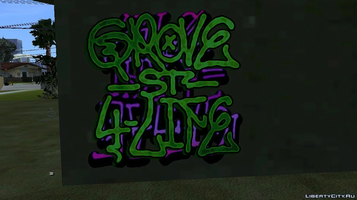 Original Gang Graffiti in HD / GTA San Andreas (iOS, Android)