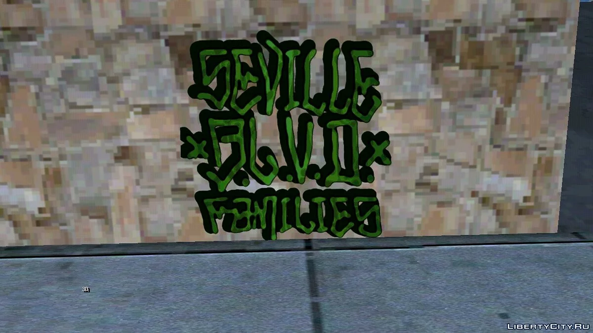 Original Gang Graffiti in HD / GTA San Andreas (iOS, Android)