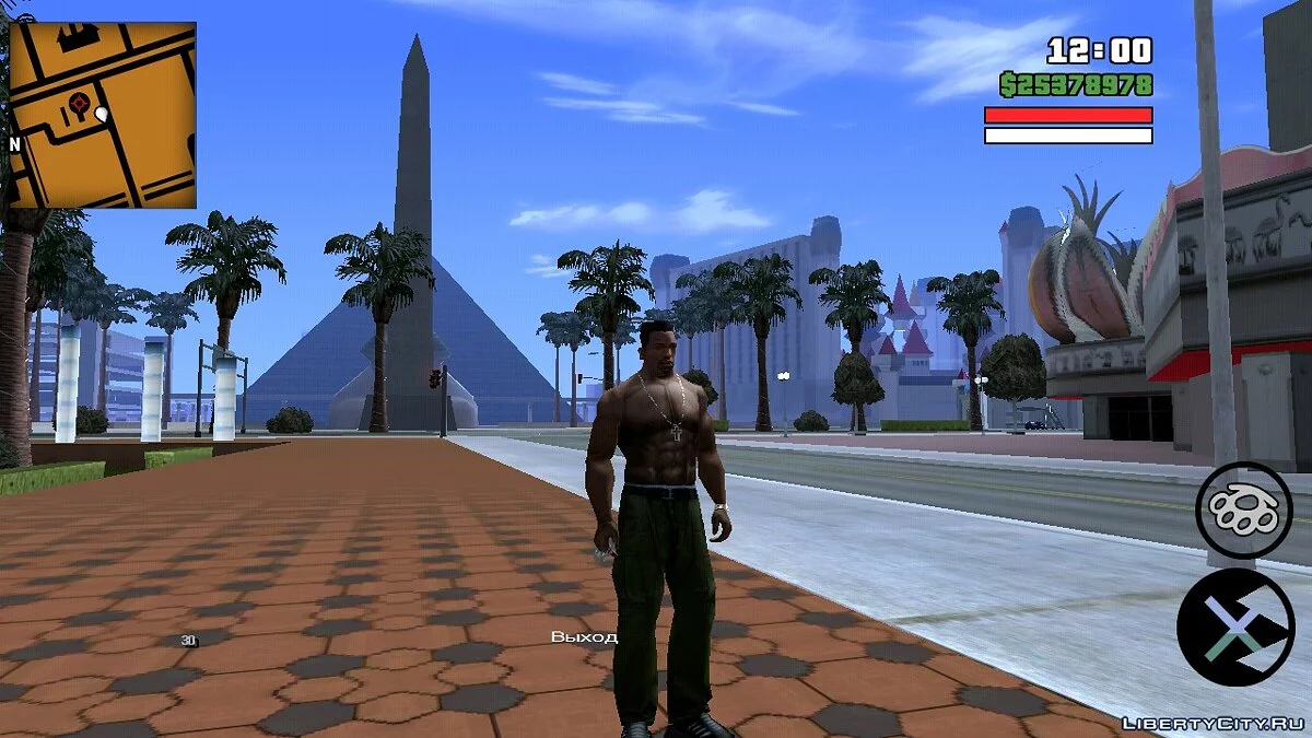 Радар і карта в стилі GTA 3 / GTA San Andreas (iOS, Android)