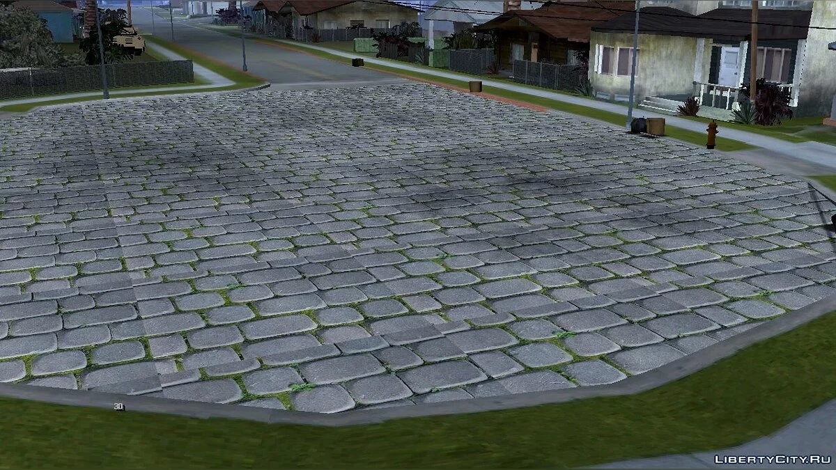 Texture de pavé sur Grove Street / GTA San Andreas (iOS, Android)