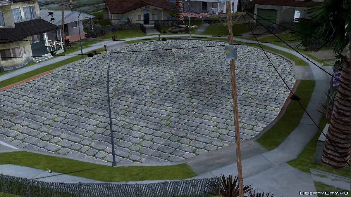 Texture de pavé sur Grove Street / GTA San Andreas (iOS, Android)