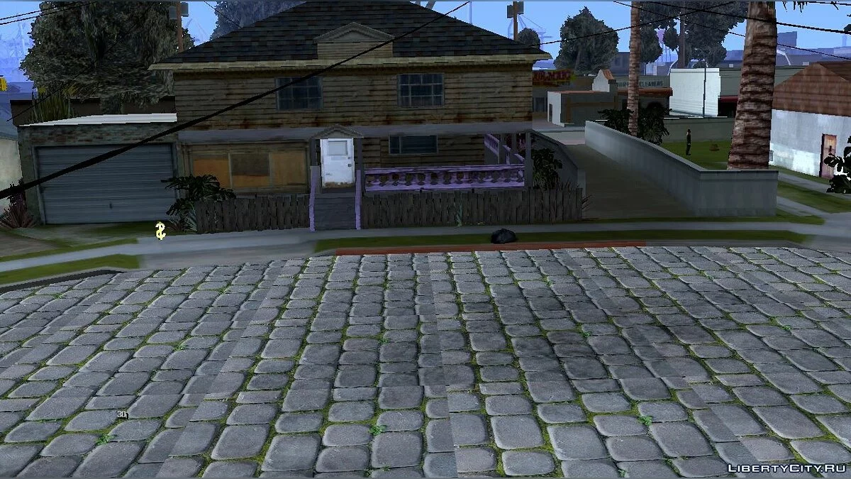 Texture de pavé sur Grove Street / GTA San Andreas (iOS, Android)