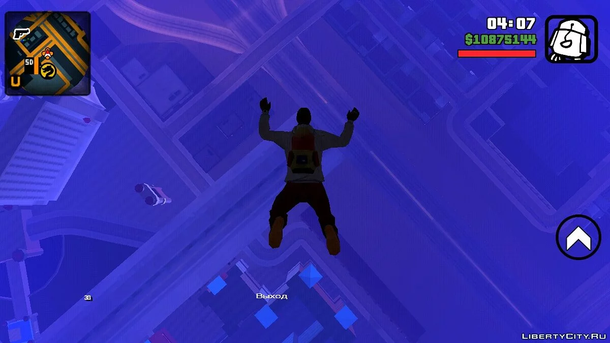 Peta dan radar bergaya balapan (Ada ikon) / GTA San Andreas (iOS, Android)