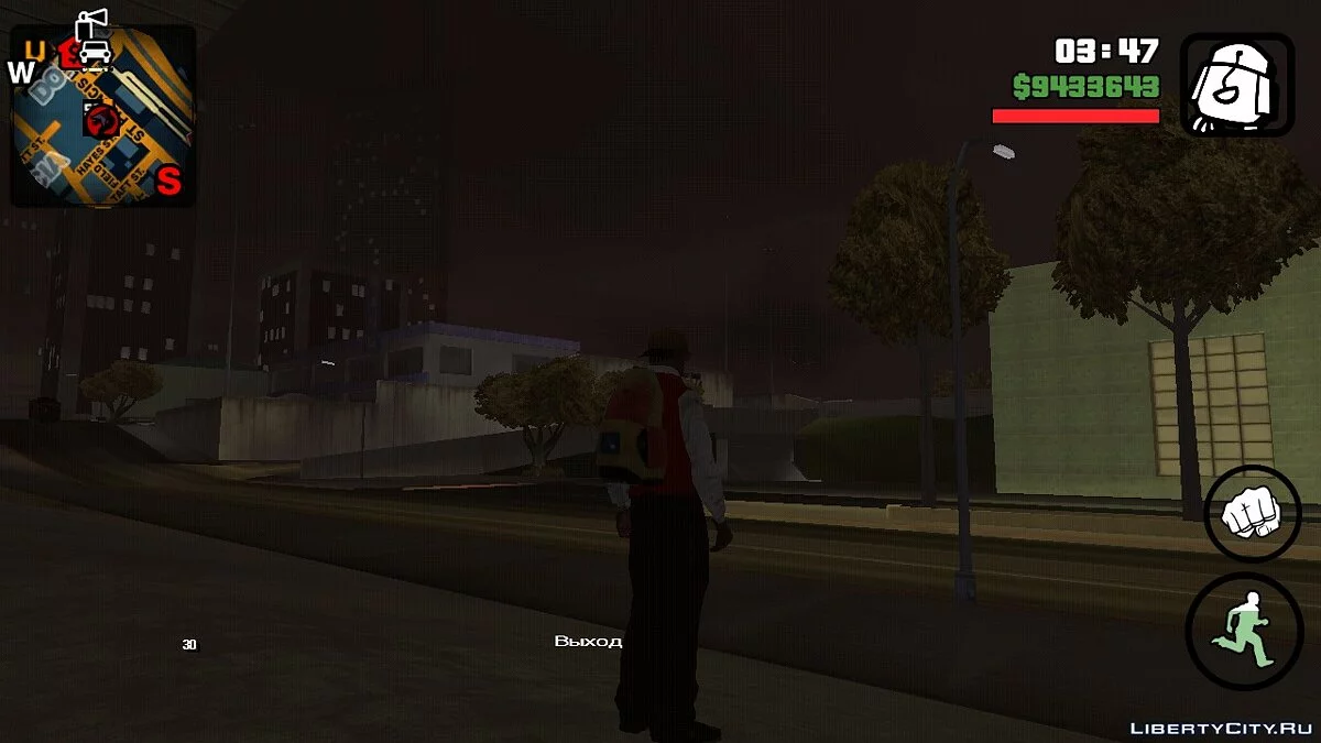 Peta dan radar bergaya balapan (Ada ikon) / GTA San Andreas (iOS, Android)