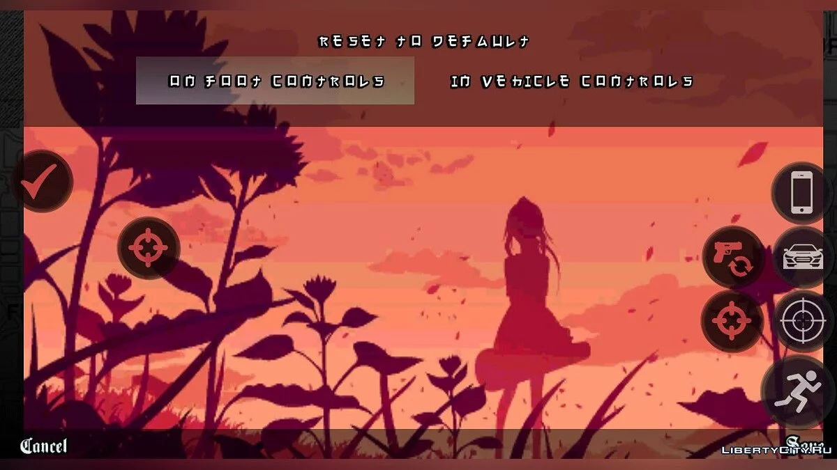 Menu Estilo Anime / GTA San Andreas (iOS, Android)