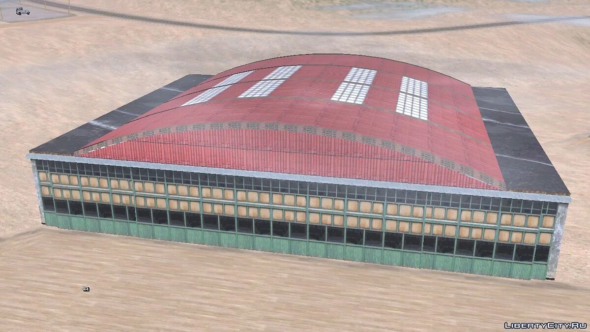 Nuevas texturas para el hangar en el aeropuerto abandonado / GTA San Andreas (iOS, Android)