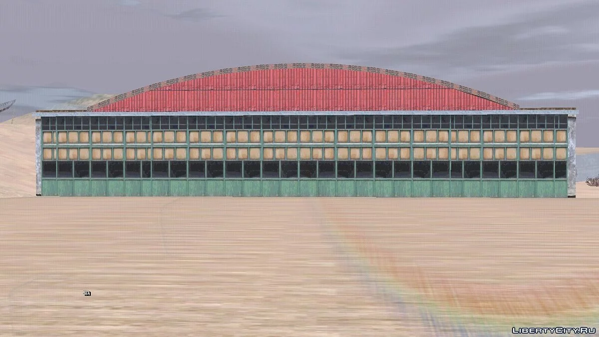 Nuevas texturas para el hangar en el aeropuerto abandonado / GTA San Andreas (iOS, Android)