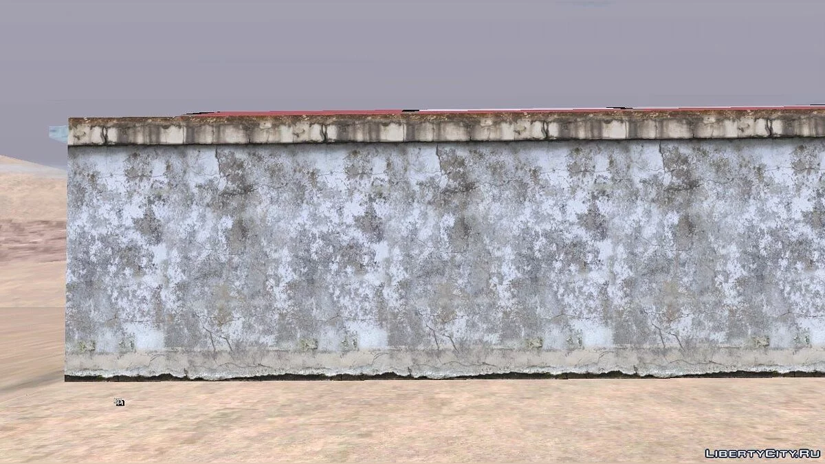 Nuevas texturas para el hangar en el aeropuerto abandonado / GTA San Andreas (iOS, Android)