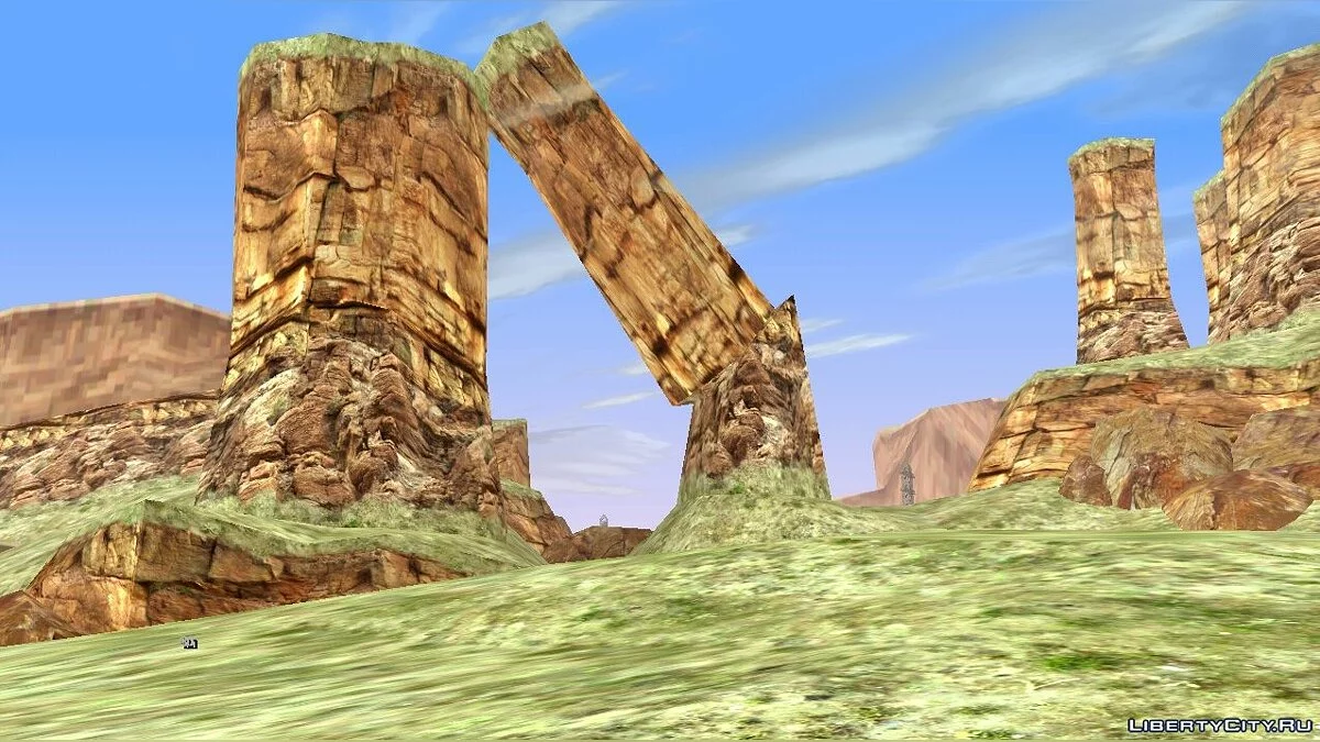 New Textures for the Desert and Its Surroundings / GTA San Andreas (iOS, Android)