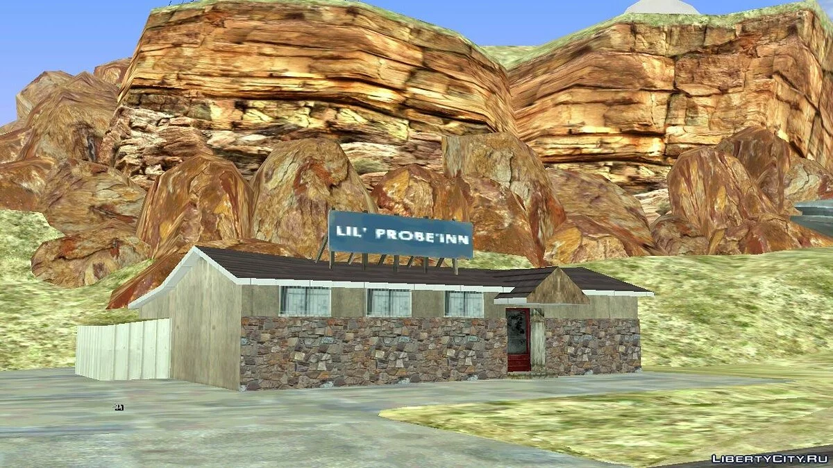 New Textures for the Desert and Its Surroundings / GTA San Andreas (iOS, Android)