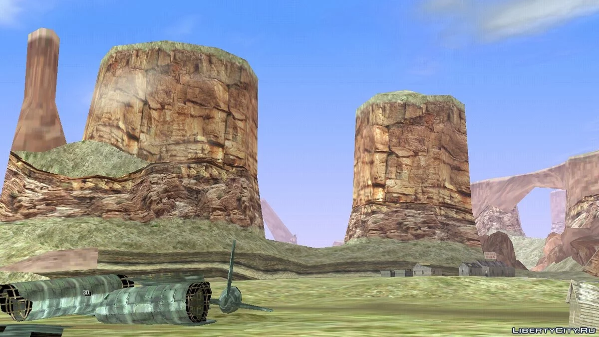 New Textures for the Desert and Its Surroundings / GTA San Andreas (iOS, Android)