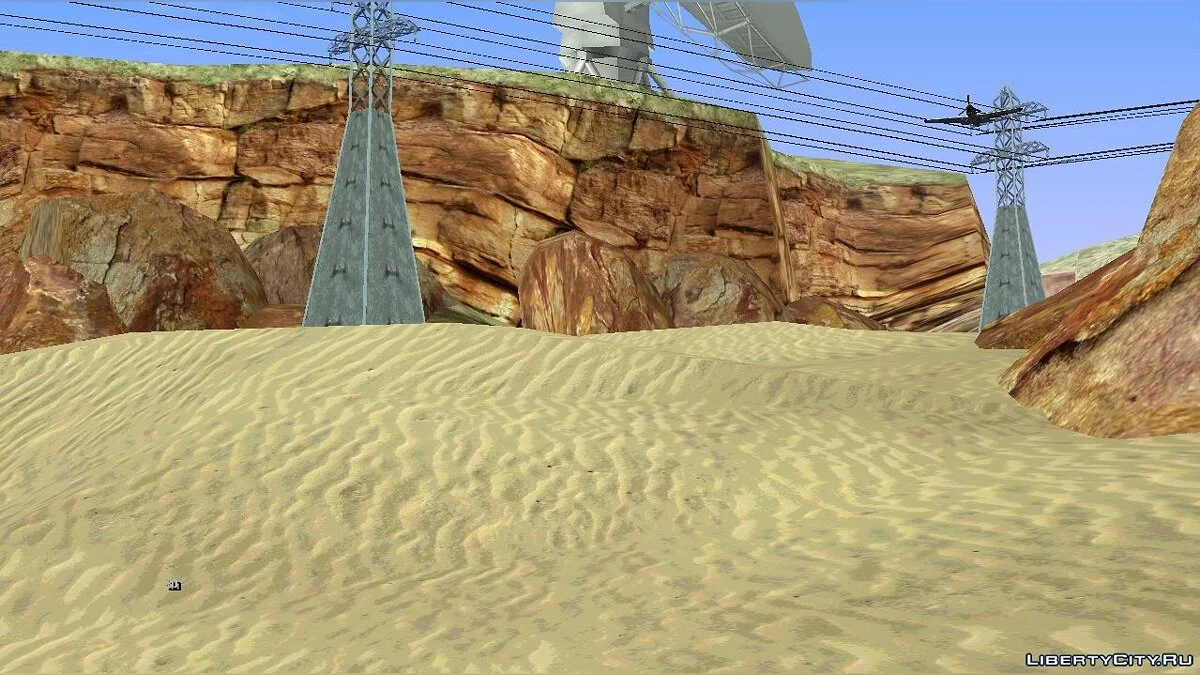 New Textures for the Desert and Its Surroundings / GTA San Andreas (iOS, Android)