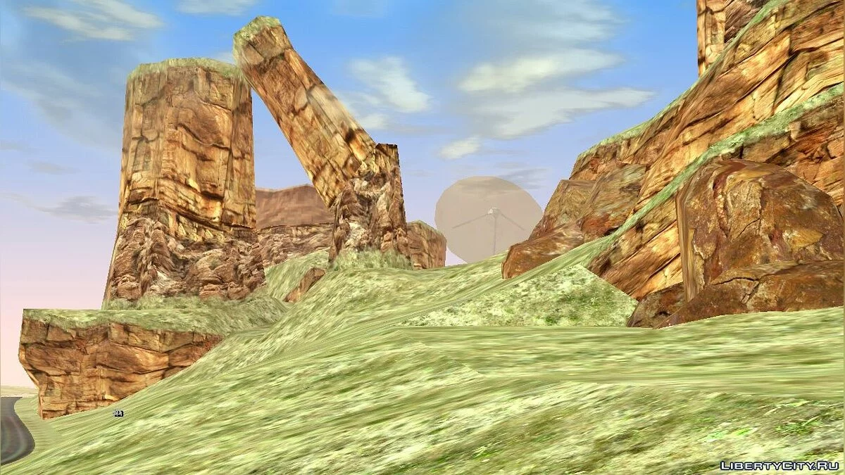 New Textures for the Desert and Its Surroundings / GTA San Andreas (iOS, Android)