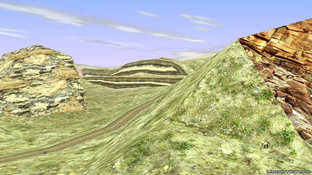 New Textures for the Desert and Its Surroundings / GTA San Andreas (iOS, Android)