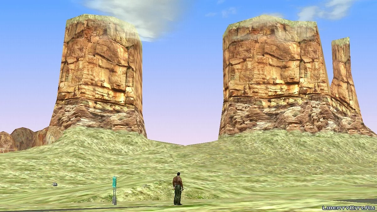 New Textures for the Desert and Its Surroundings / GTA San Andreas (iOS, Android)