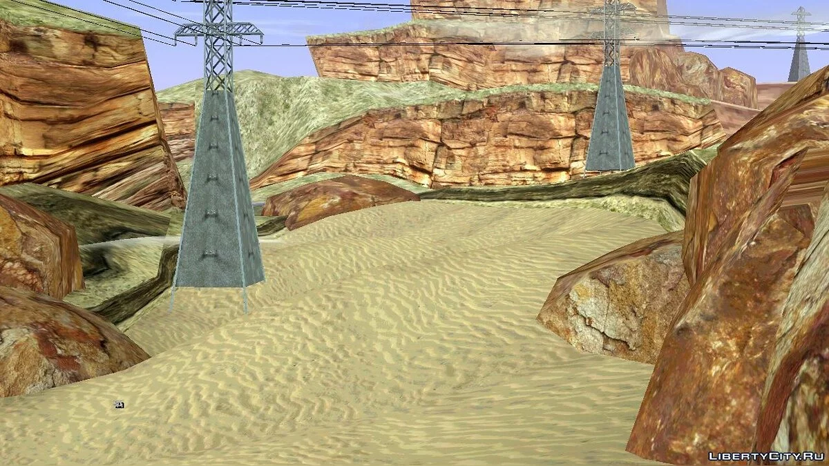 New Textures for the Desert and Its Surroundings / GTA San Andreas (iOS, Android)