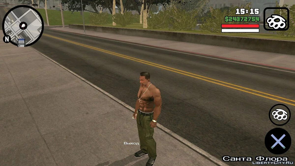 透明雷达与黑色地图 / GTA San Andreas (iOS, Android)