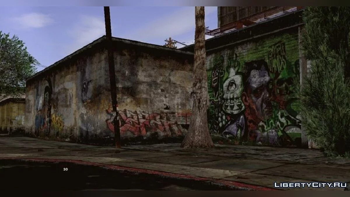 Retekstur Los Santos Timur / GTA San Andreas (iOS, Android)
