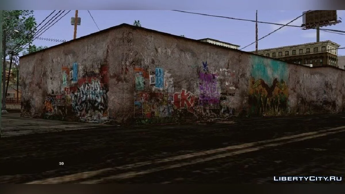Retekstur Los Santos Timur / GTA San Andreas (iOS, Android)