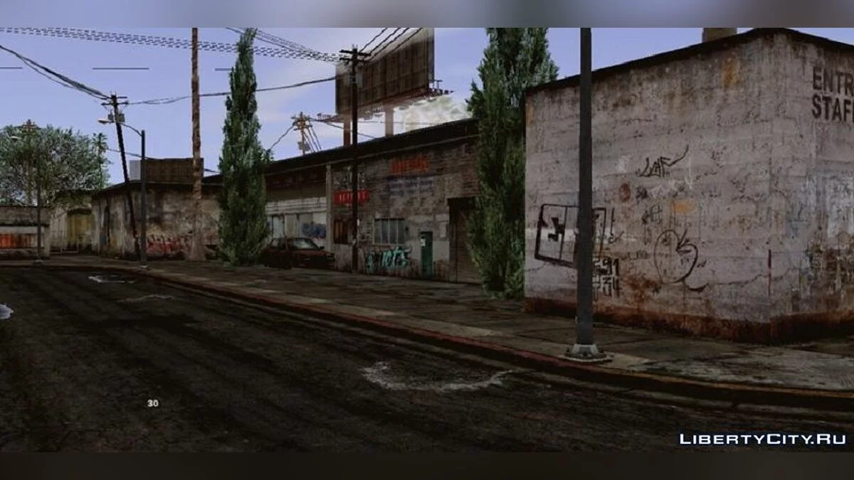Retekstur Los Santos Timur / GTA San Andreas (iOS, Android)