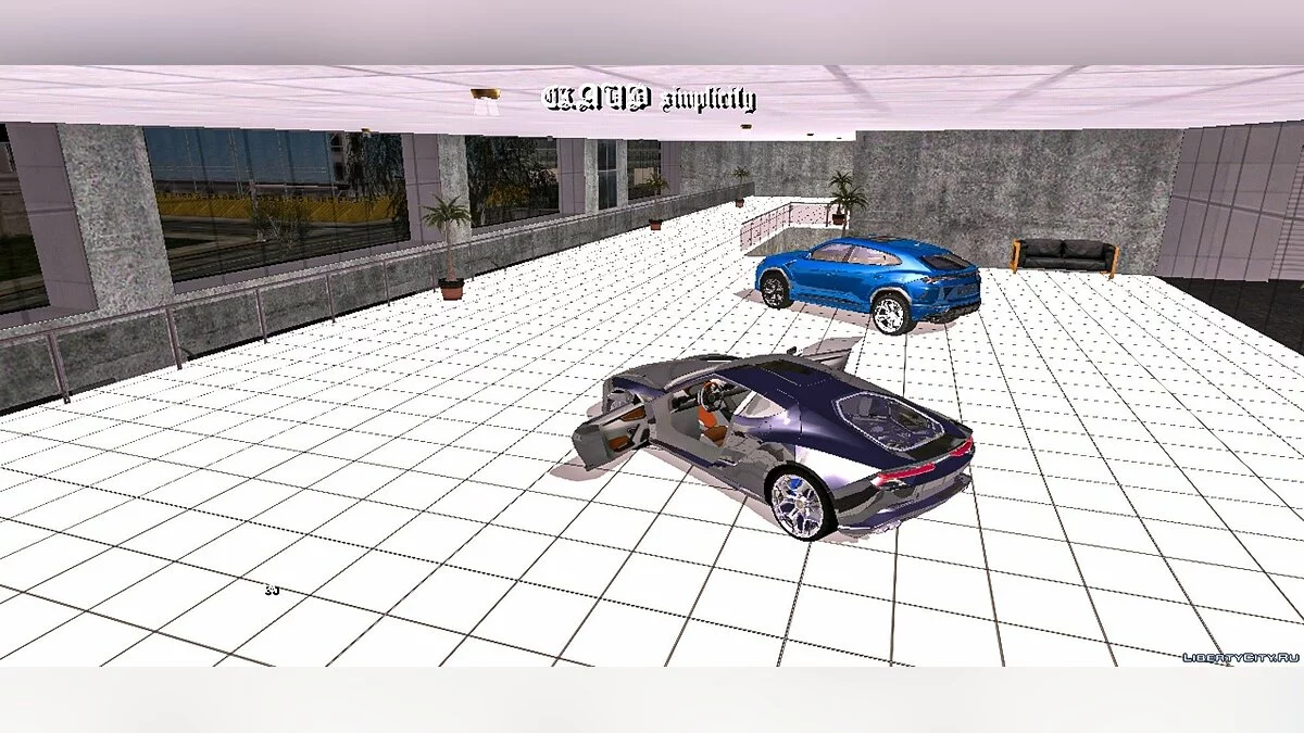 Lamborghini Showroom (Wang Cars and Otto's Autos) / GTA San Andreas (iOS, Android)