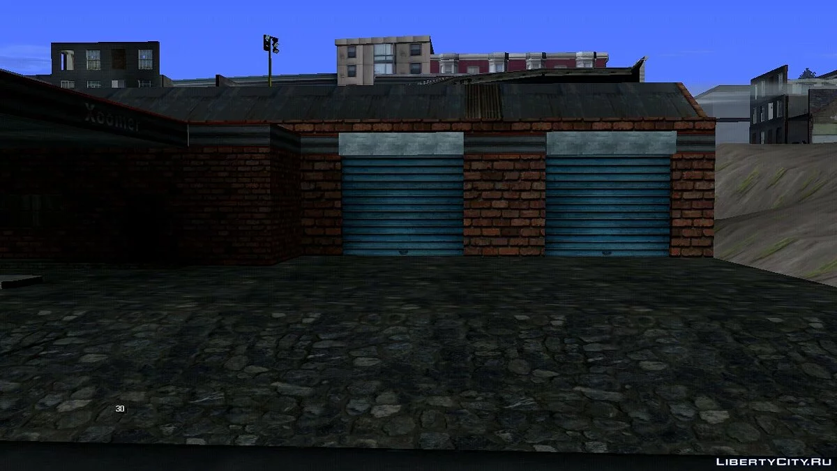 Texturas HD para a garagem em Doherty / GTA San Andreas (iOS, Android)
