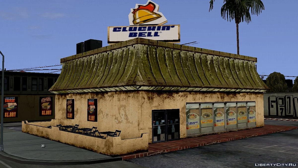 Нові текстури для Cluckin Bells (K-Retexture) / GTA San Andreas (iOS, Android)