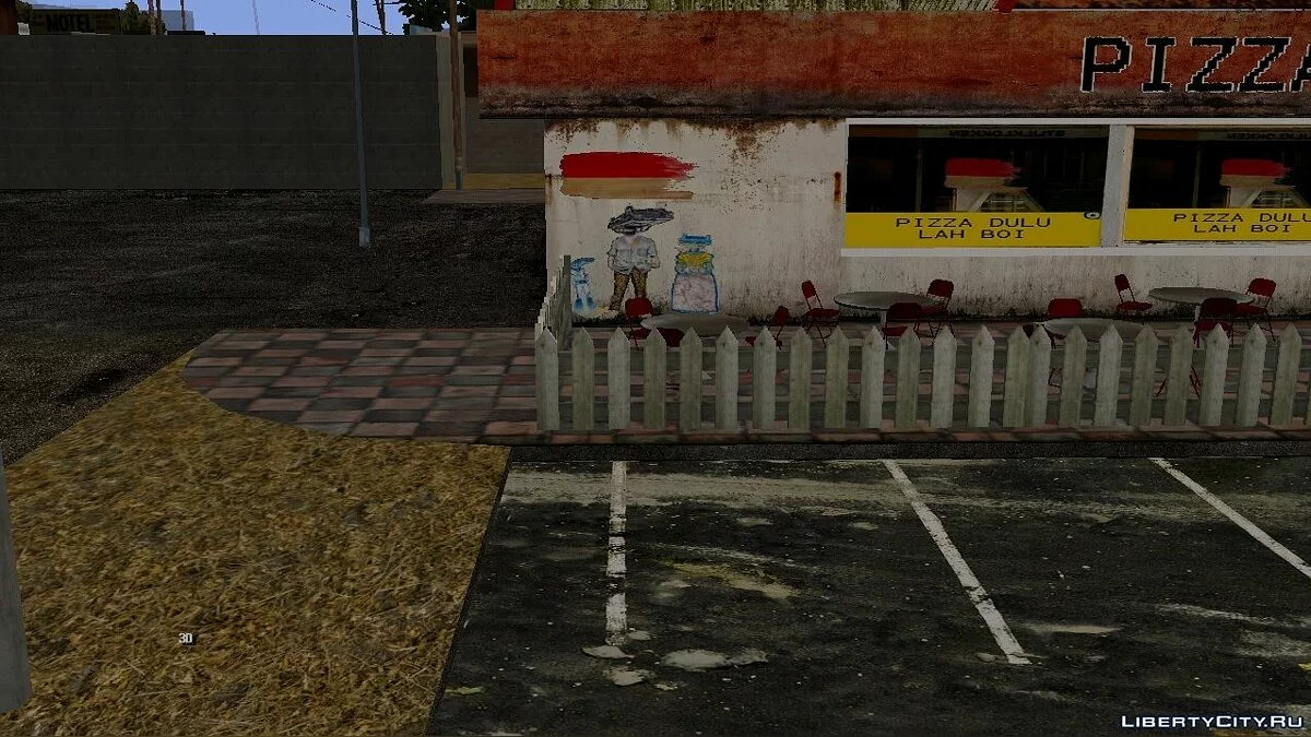 Нові текстури для Pizza Iddlestack (K-Retexture) / GTA San Andreas (iOS, Android)