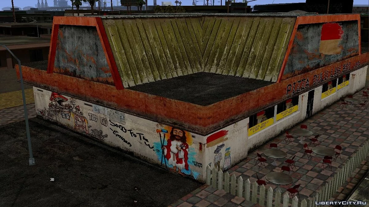 Нові текстури для Pizza Iddlestack (K-Retexture) / GTA San Andreas (iOS, Android)