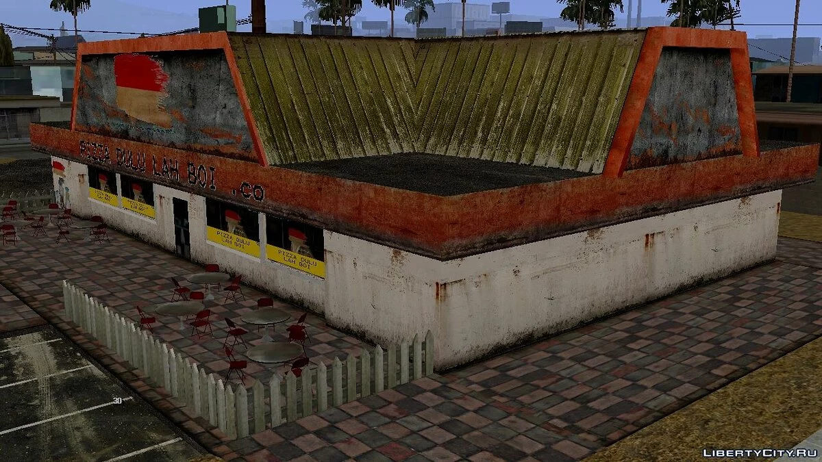 Нові текстури для Pizza Iddlestack (K-Retexture) / GTA San Andreas (iOS, Android)