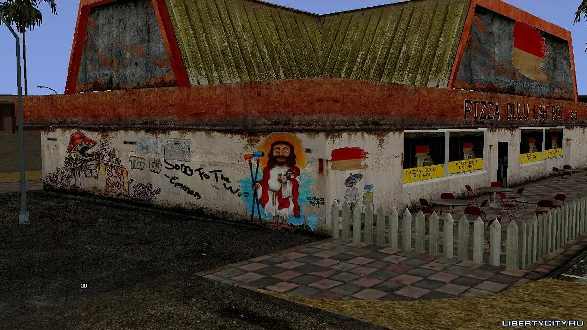Нові текстури для Pizza Iddlestack (K-Retexture) / GTA San Andreas (iOS, Android)