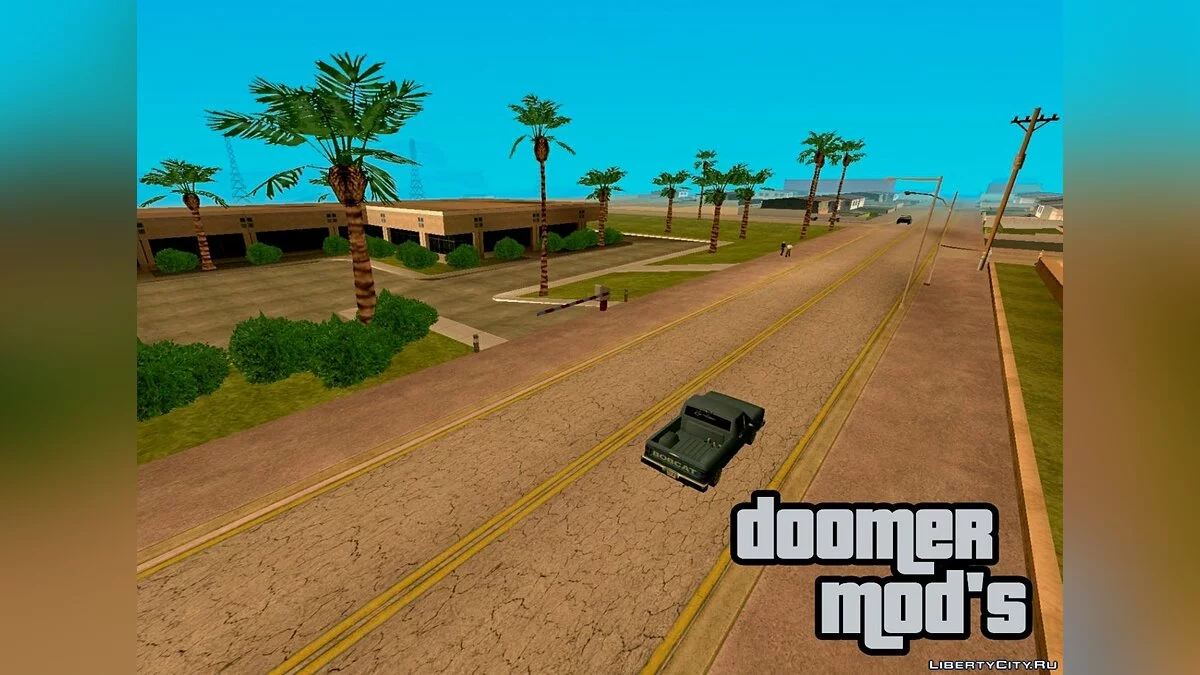 Jalan dan Trotoar Bergaya GTA Vice City / GTA San Andreas (iOS, Android)