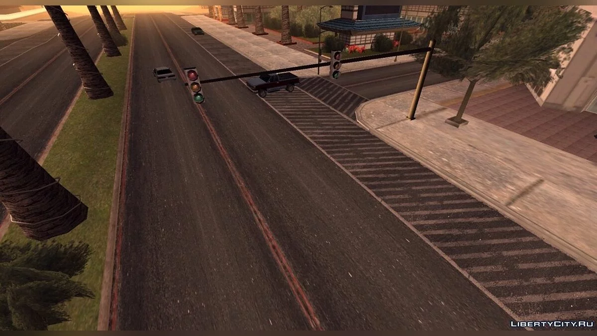 Textura de estradas em todo o estado / GTA San Andreas (iOS, Android)