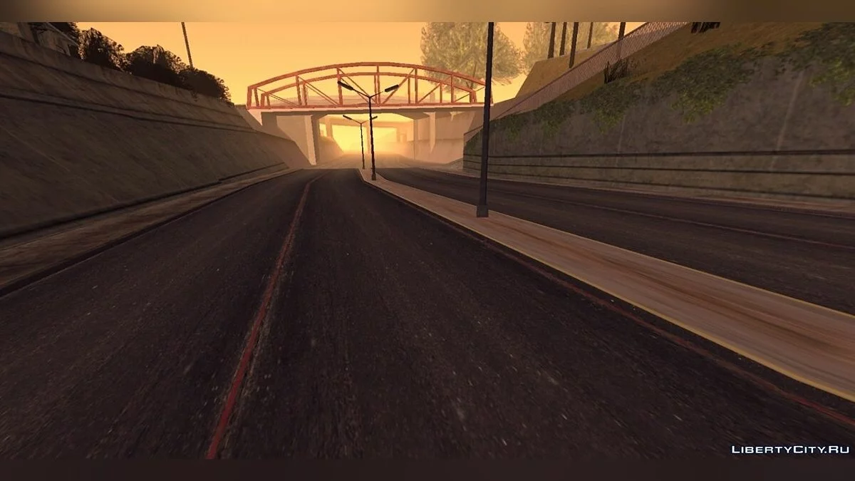 Textura de estradas em todo o estado / GTA San Andreas (iOS, Android)